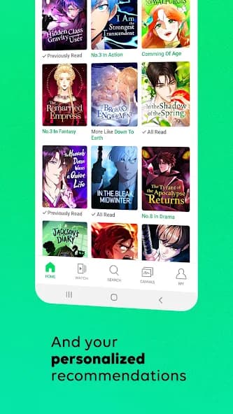 Webtoon mod apk screenshot 1