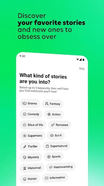 Webtoon mod apk screenshot 4