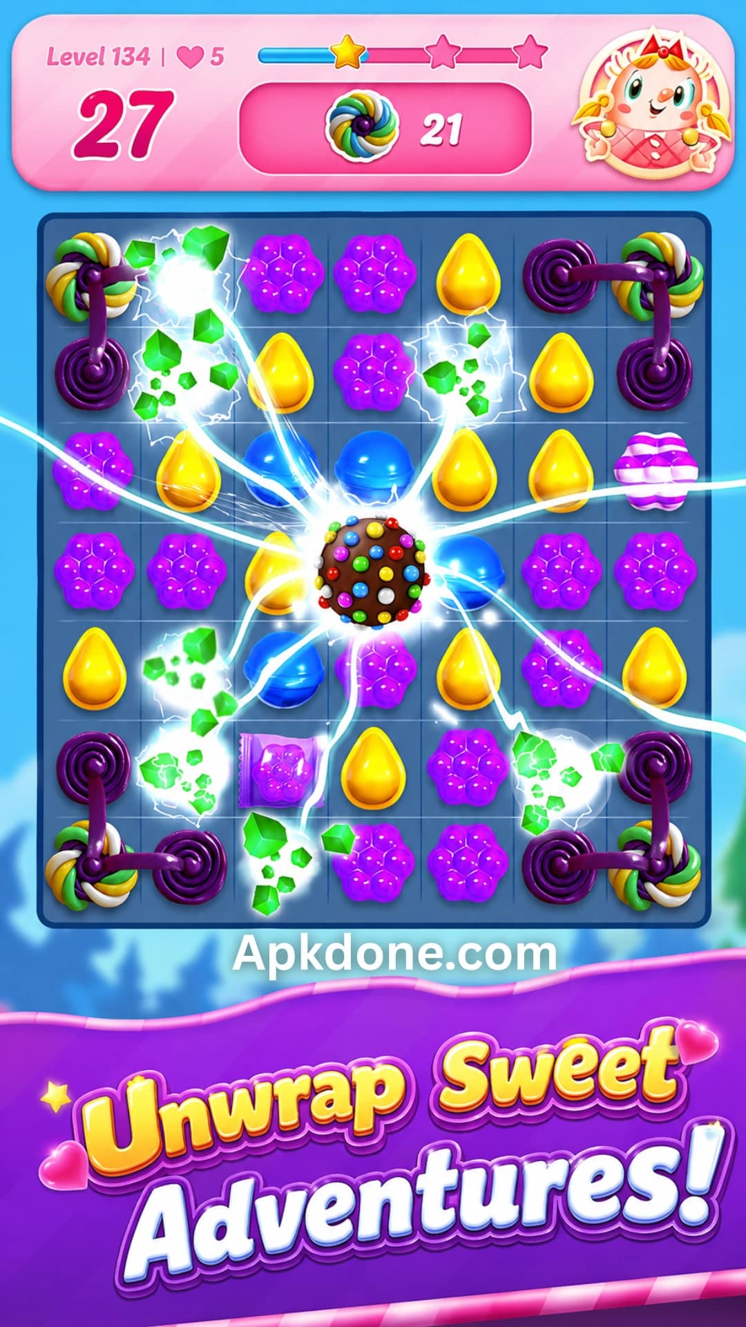 Candy Crush Saga MOD APK icon