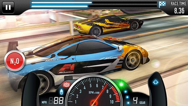 Captura de pantalla de CSR Racing
