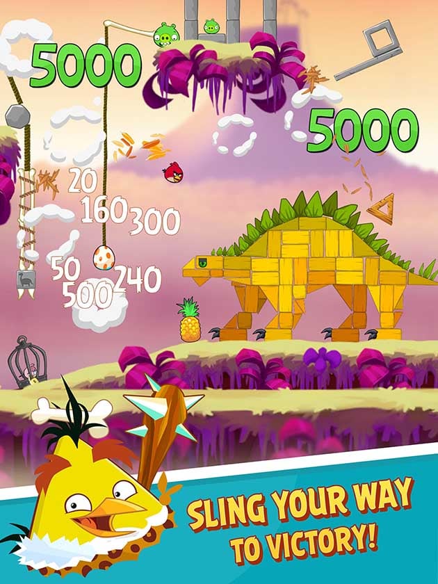Captura de tela 1 do Angry Birds Classic