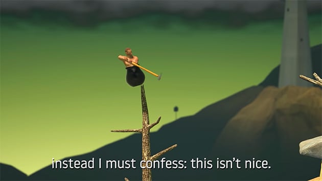 Getting Over It with Bennett Foddy screenshot 2