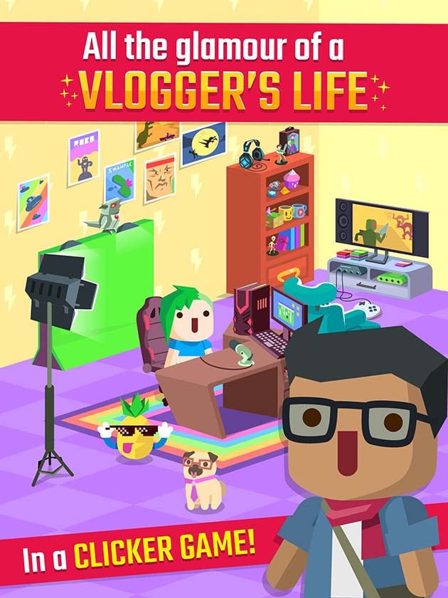Captura de pantalla del juego Vlogger Go Viral Tuber