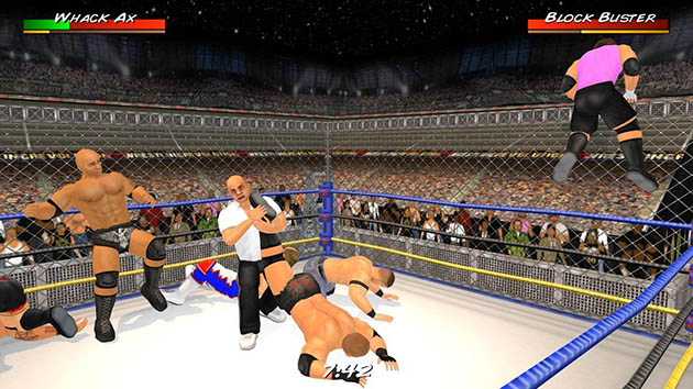 Captura de pantalla 1 de Wrestling Revolution 3D