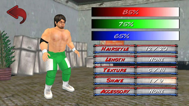 Captura de pantalla 3 de Wrestling Revolution 3D