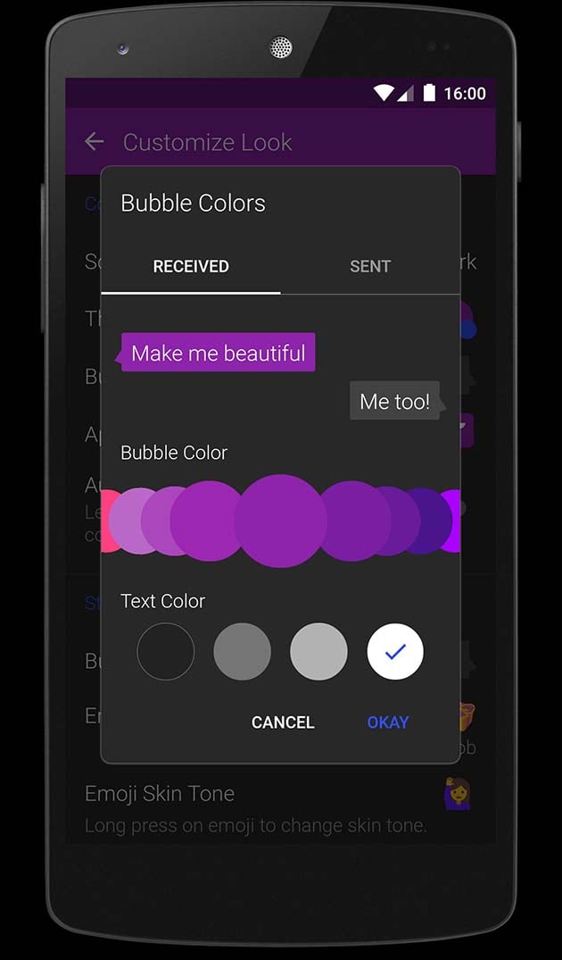 Textra SMS Pro screenshot 1