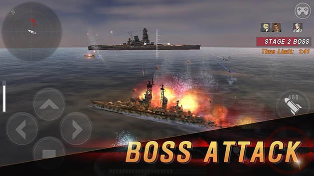 Warship Battle: 3D World War II captura de pantalla 2