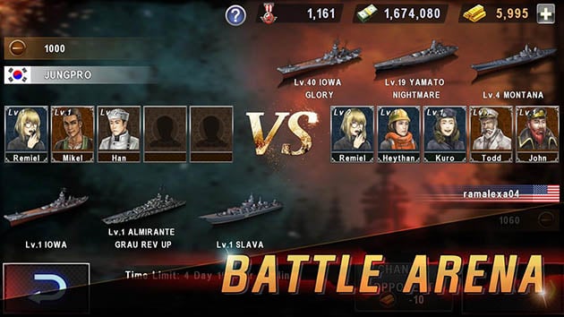 Warship Battle: 3D World War II screenshot 2