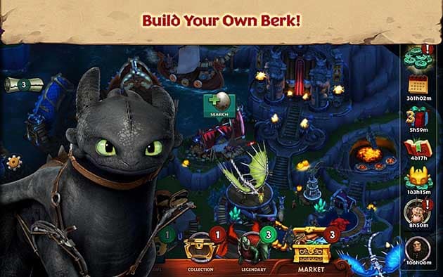 Dragons: Rise of Berk screenshot 1