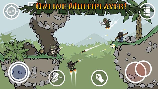 Mini Milicia - Doodle Army 2 captura de pantalla 3