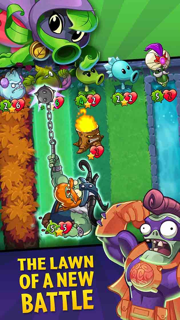 Screenshot 1 de Plants vs Zombies Heroes