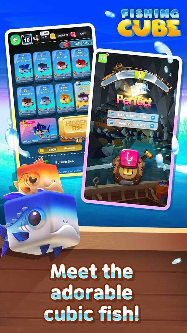 Captura de pantalla 1 de Fishing Cube