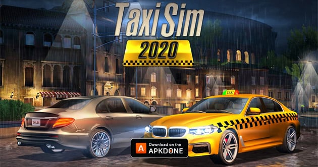 Cartel de Taxi Sim 2020