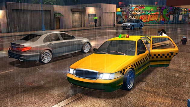 Captura de pantalla de Taxi Sim 1