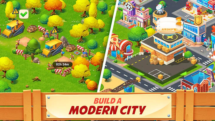 Farm City Mod Apk 2 3 3 Download Unlimited Cashes Coins For Android