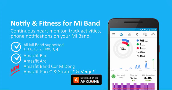 Notify and Fitness for Mi Band poster