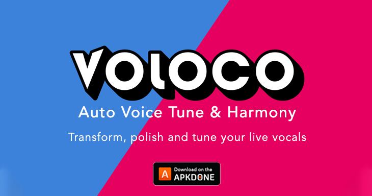 Voloco: Auto Voice Tune and Harmony poster