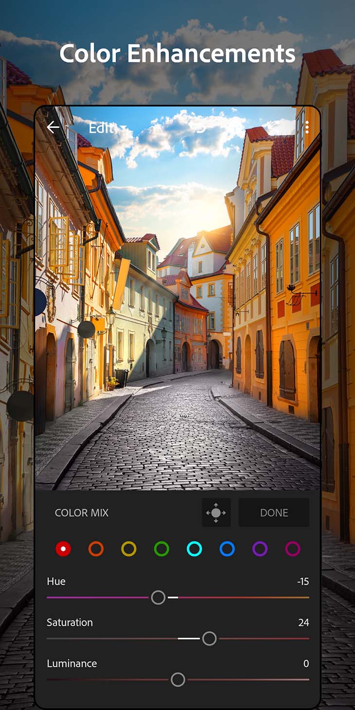 Adobe Lightroom mobile screenshot 3