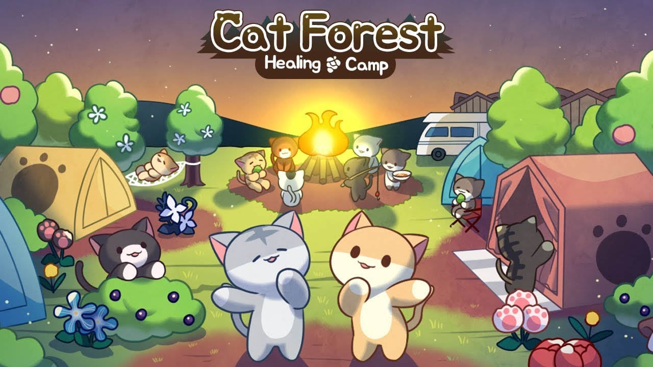Cat Forest Healing Camp poster
