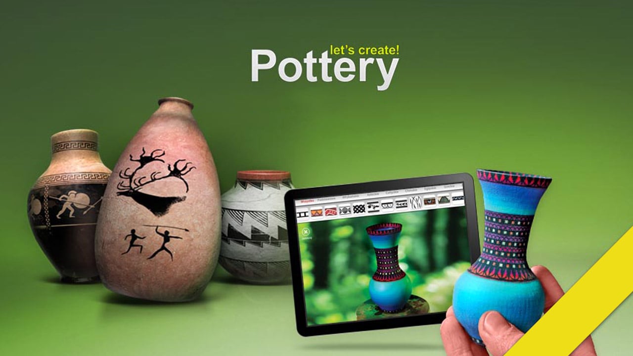 Let's Create Pottery poster