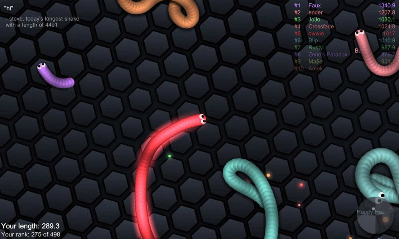 Slither io screen 1