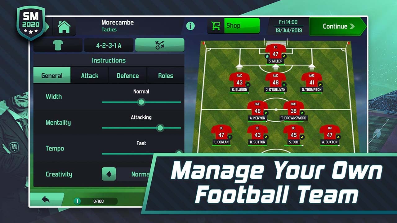Soccer Manager 2020 screen 2
