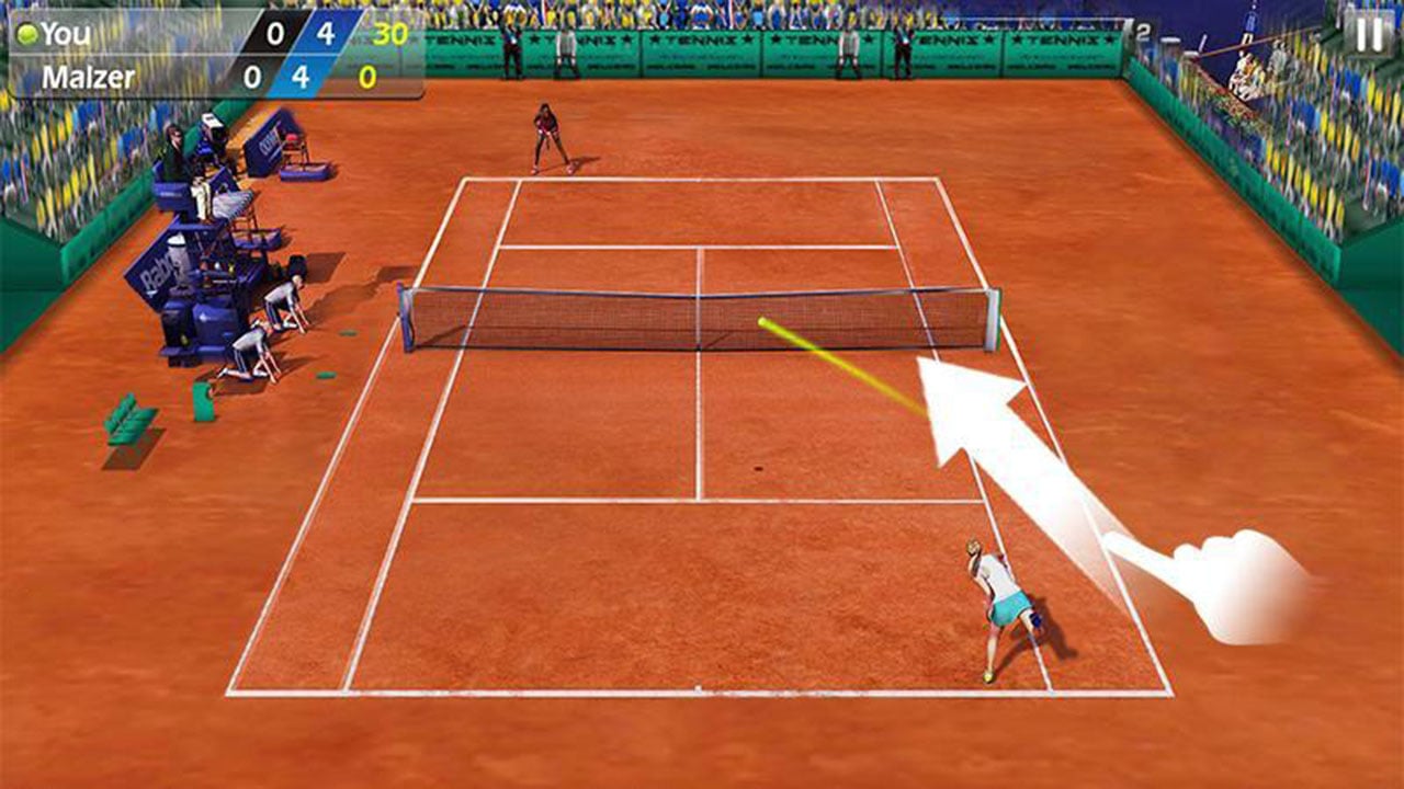 3D Tennis screen 2