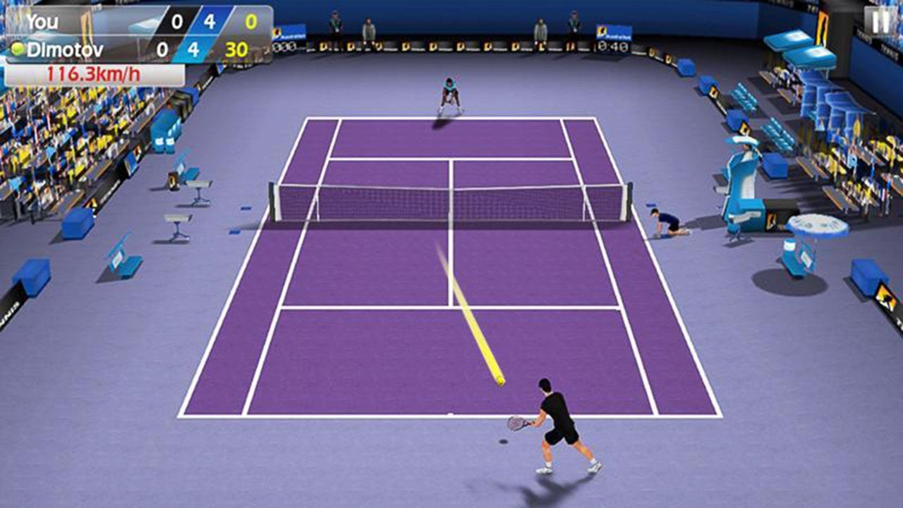 3D Tennis screen 3