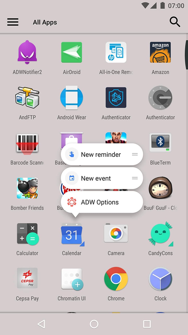 ADW Launcher 2 screen 2
