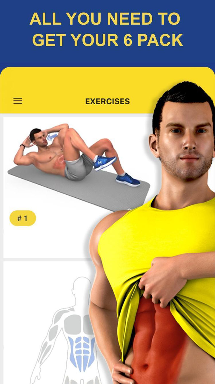 Abs Workout screen 0