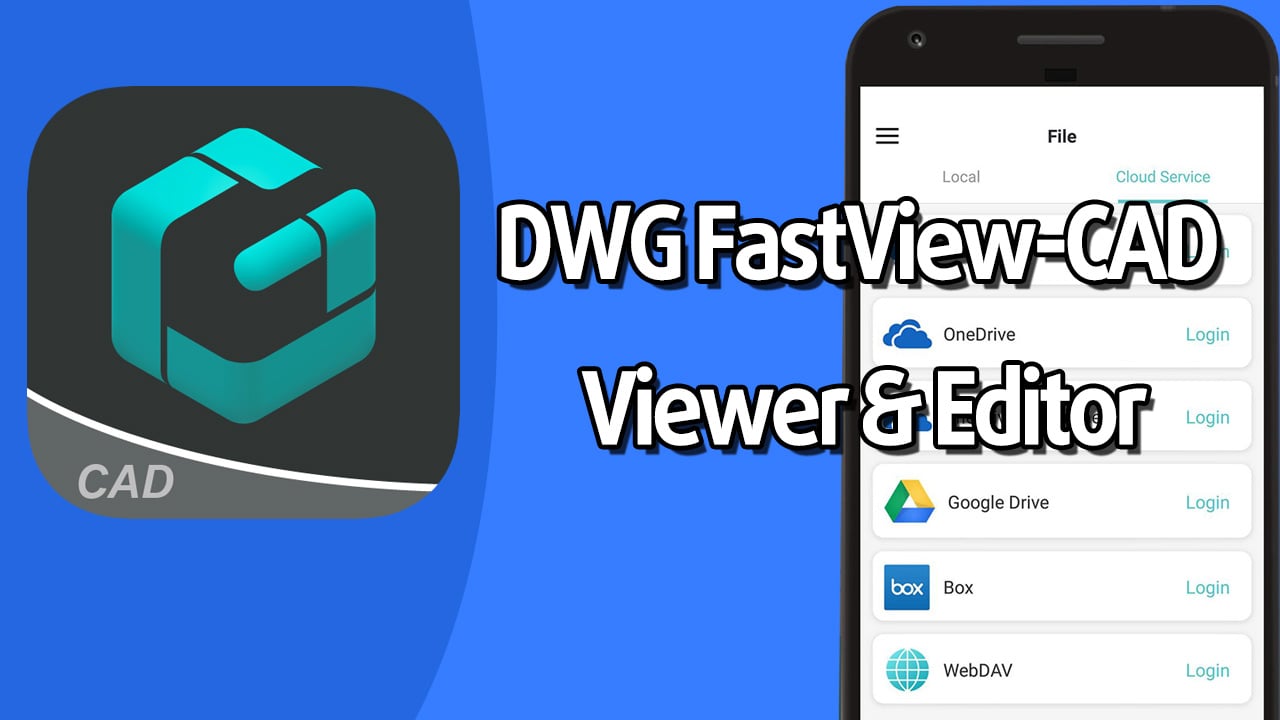 DWG FastView CAD Viewer & Editor poster