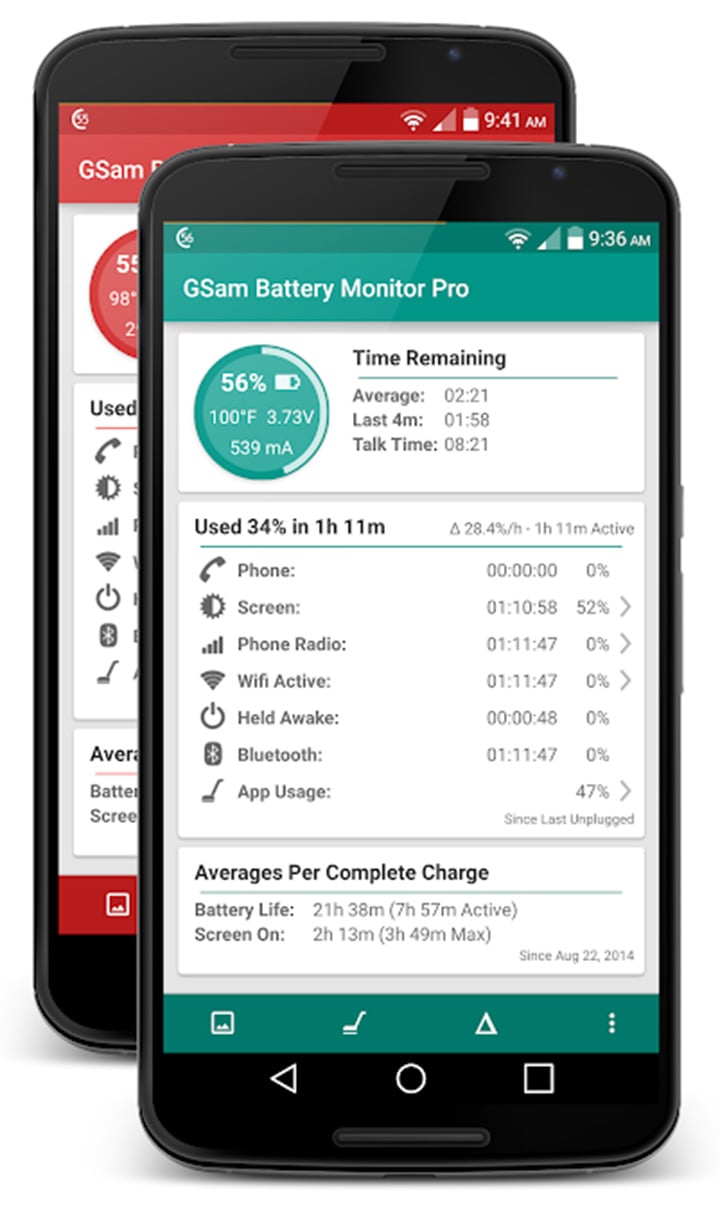 GSam Battery Monitor Pro screen 3