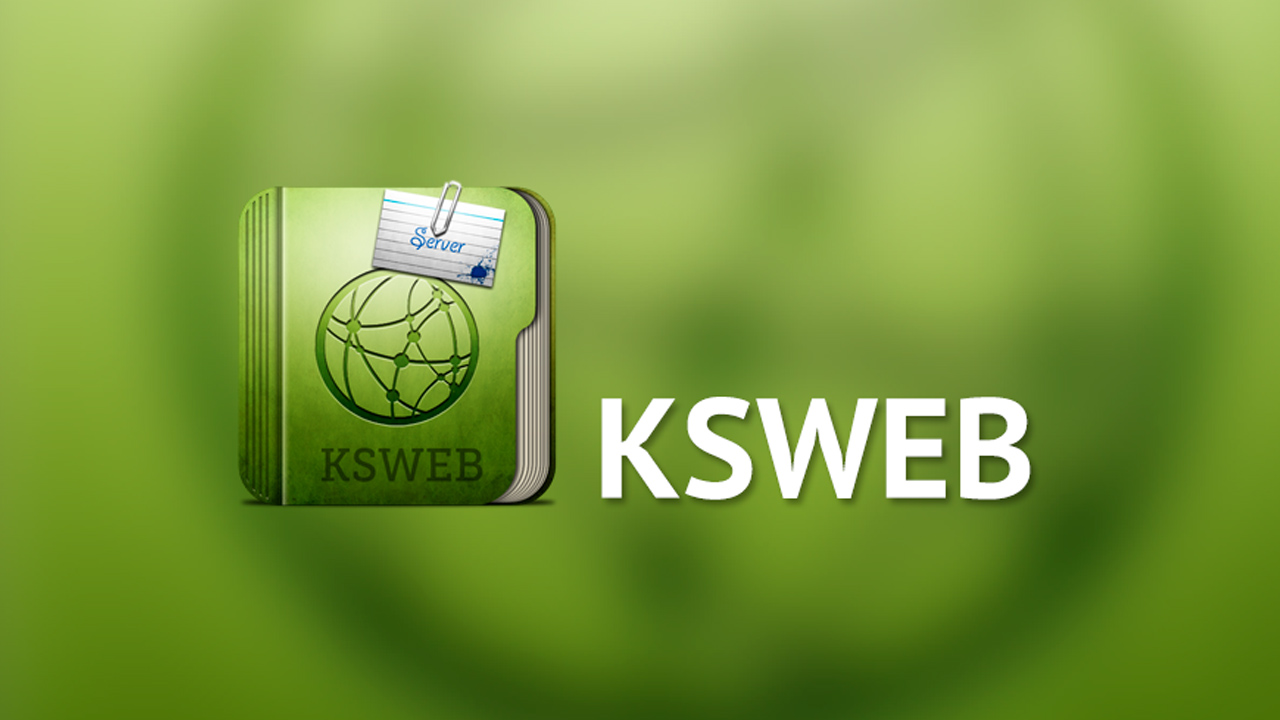 KSWEB server PHP MySQL poster