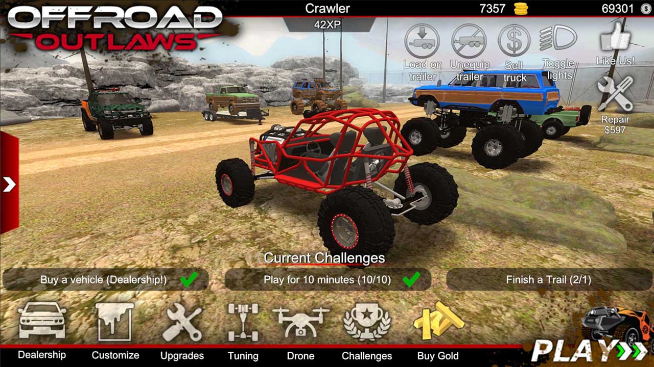 Offroad Outlaws screen 0