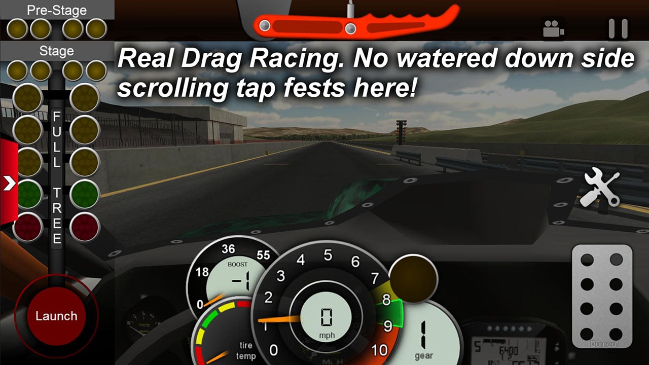 Pro Series Drag Racing screen 1