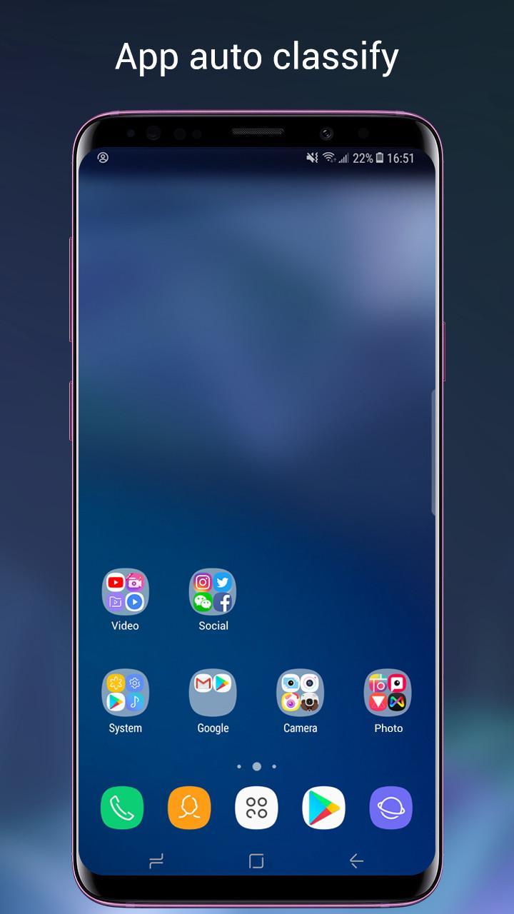 S9 Launcher screen 2