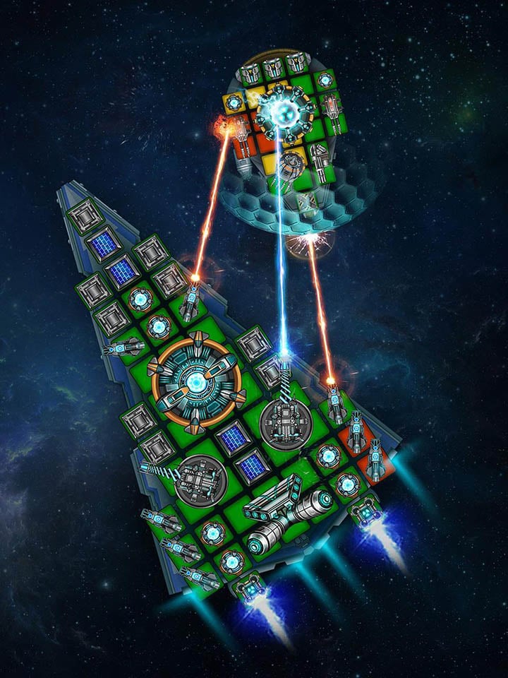 Space Arena Build a spaceship & fight screen 2
