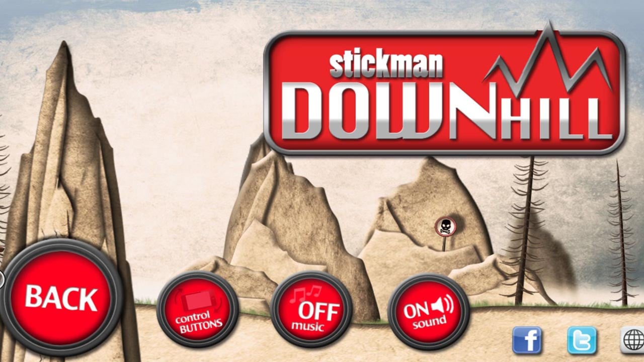 Stickman Downhill poster