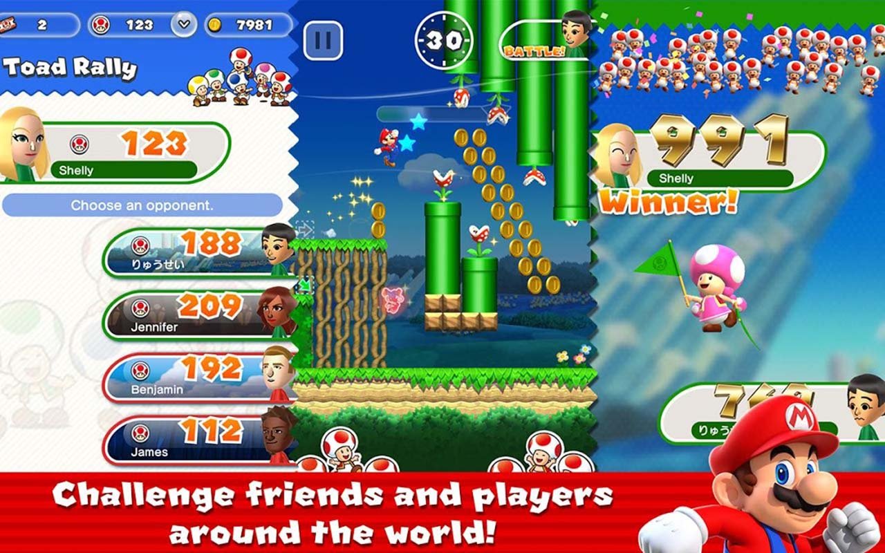 Super Mario Run screen 1