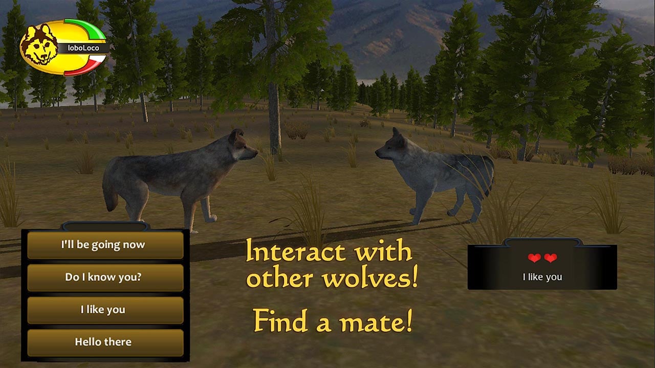 WolfQuest screen 2