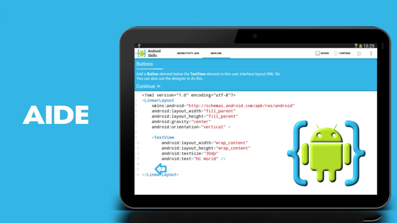 AIDE IDE for Android Java C poster