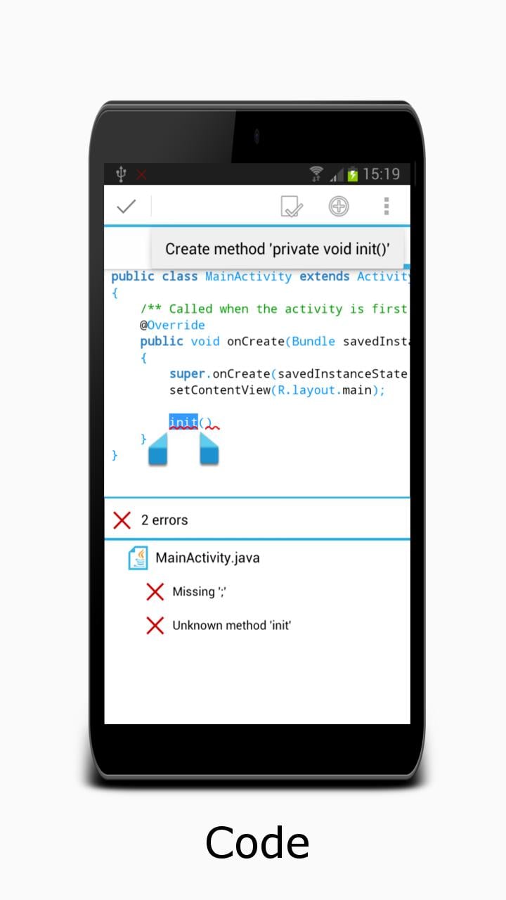 AIDE IDE for Android Java C screen 2