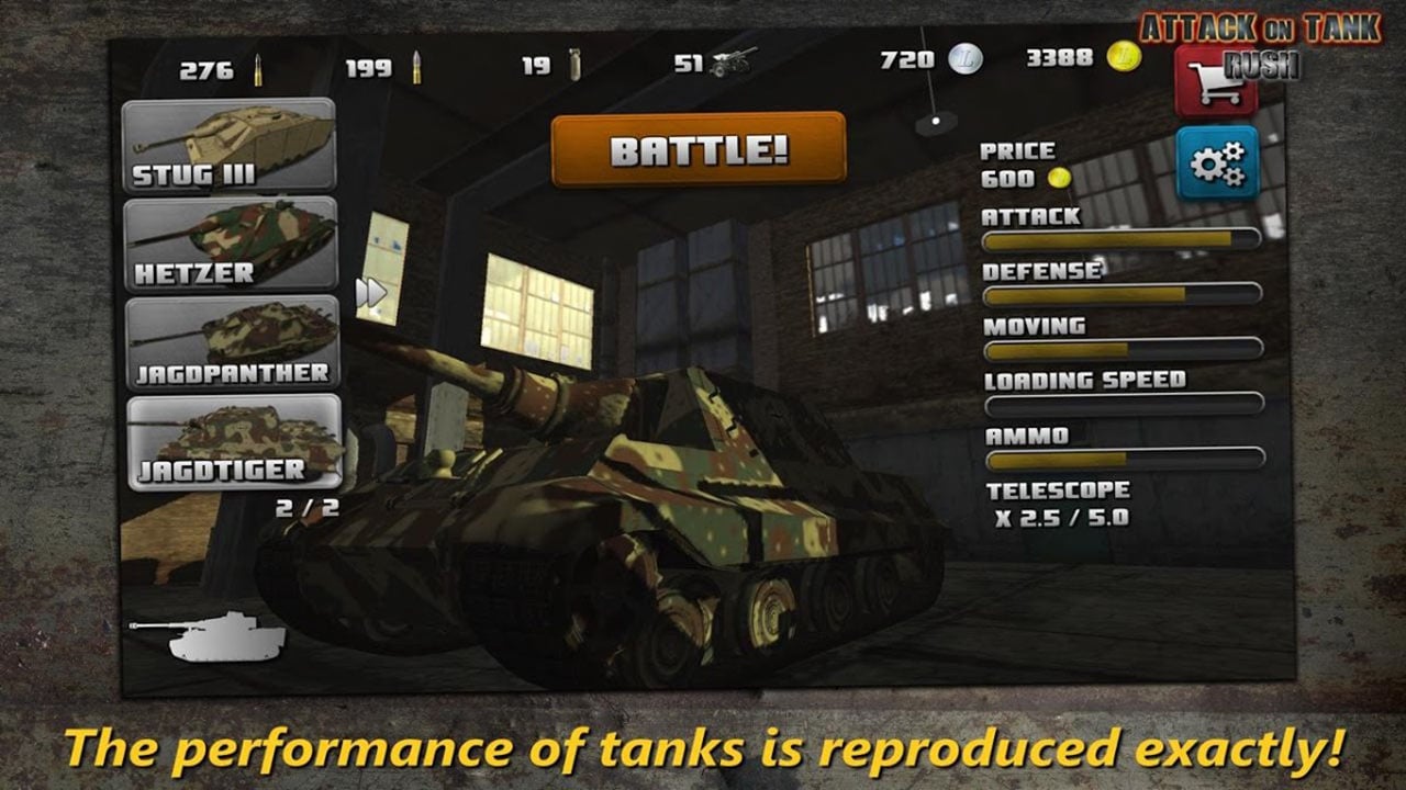 Attack on Tank Rush screen 2
