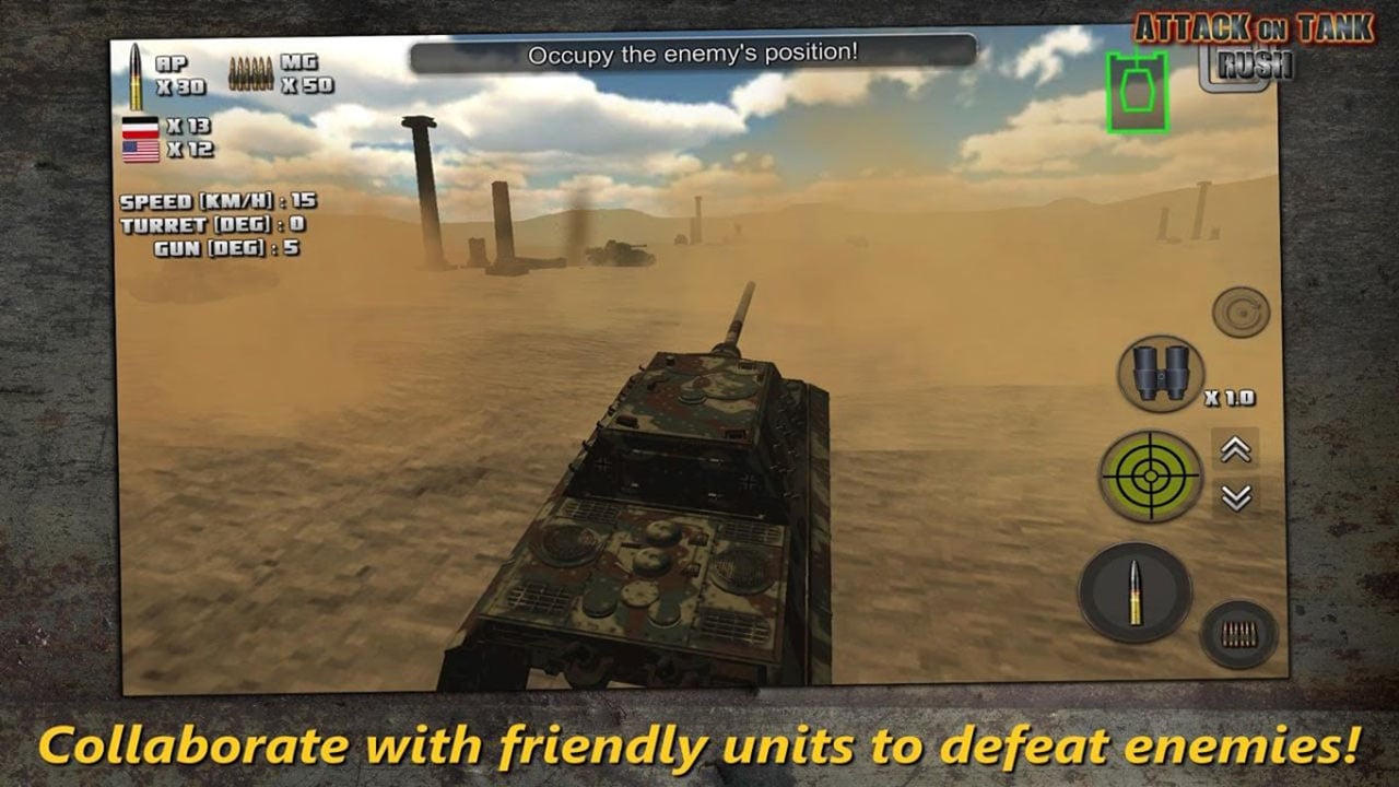 Attack on Tank Rush screen 3