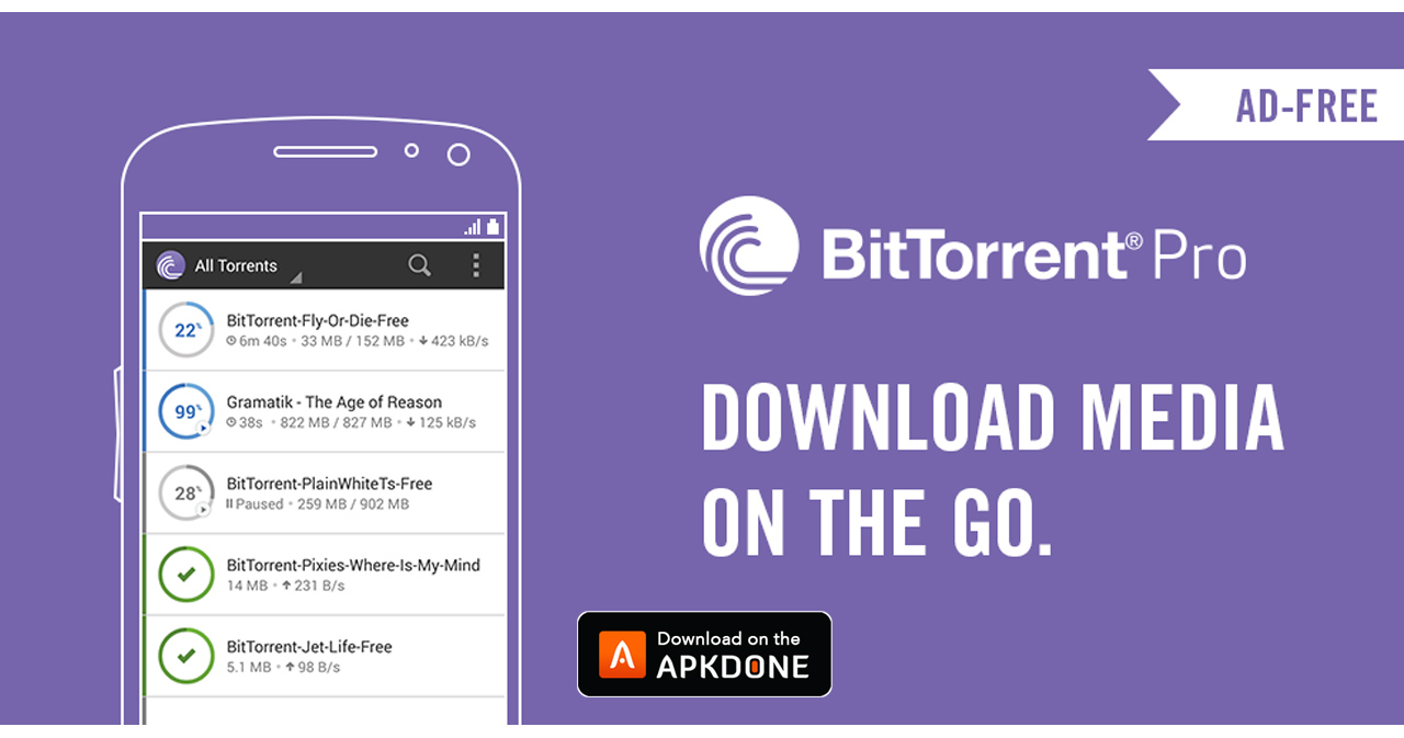 Bittorrent Mod Apk 7.4.4 (Pro Unlocked) For Android