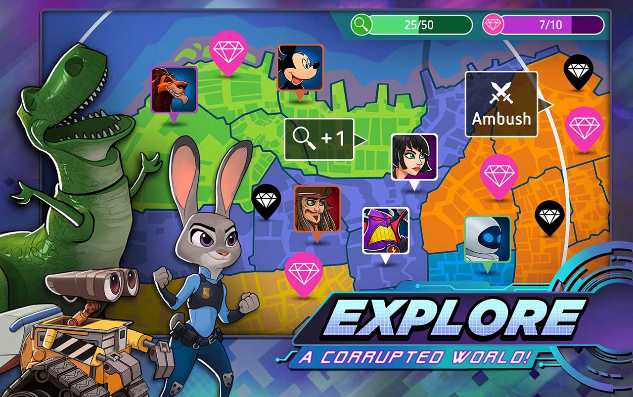 Disney Heroes Battle Mode screen 2