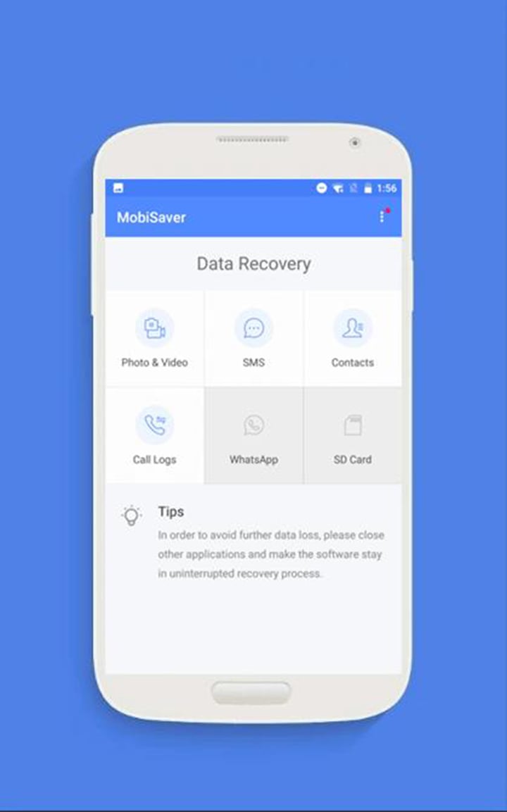 EaseUS MobiSaver Recover Video Photo & Contacts screen 1
