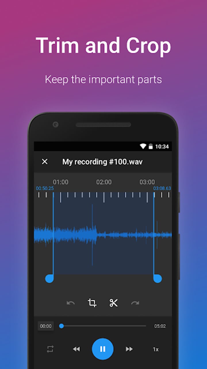 Easy Voice Recorder Pro screen 1