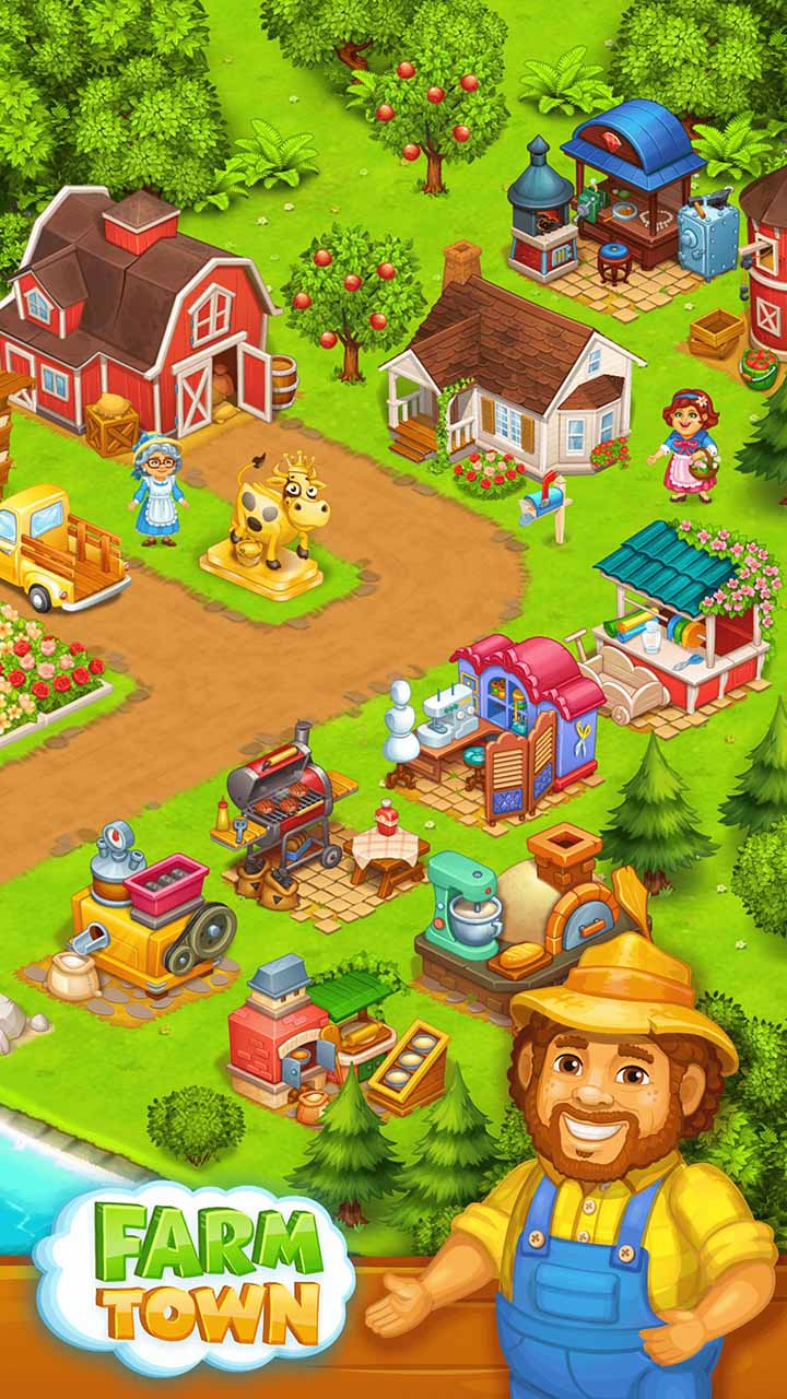 Farm Town screen 1