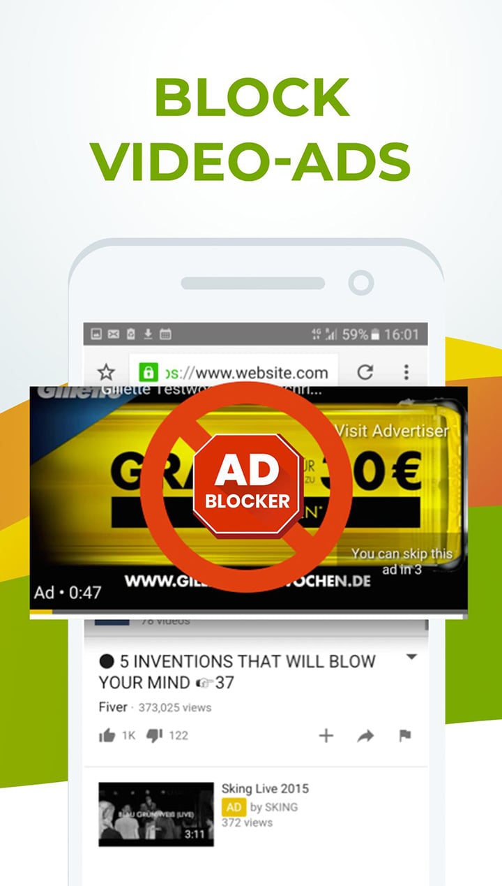 Free Adblocker Browser screen 2